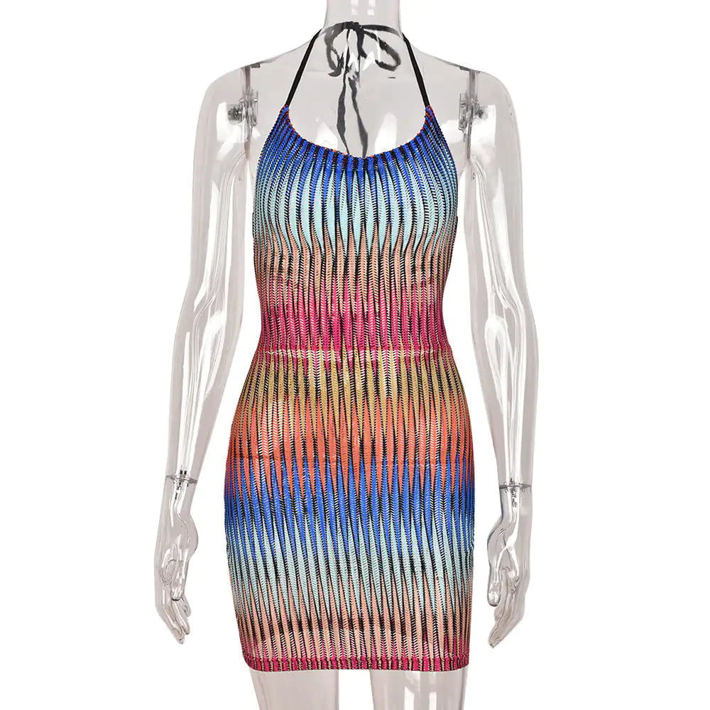 Dimor Mesh Mini Dress