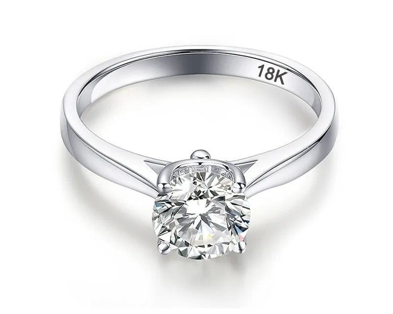 Dimor 18K White Gold Ring