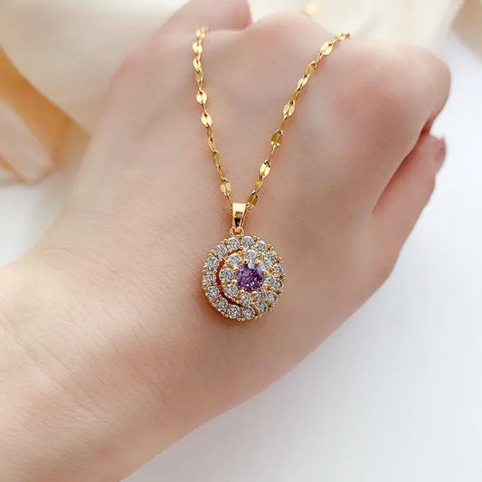 Dimor 18K Gold Diamond Necklace