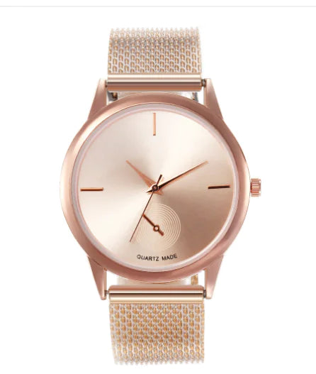 Dimor Roségouden Chique Horloge