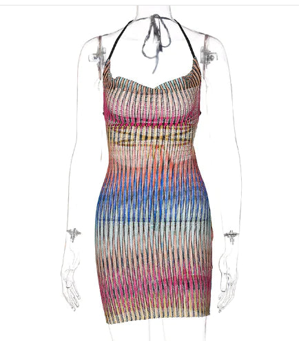 Dimor Mesh Mini Dress