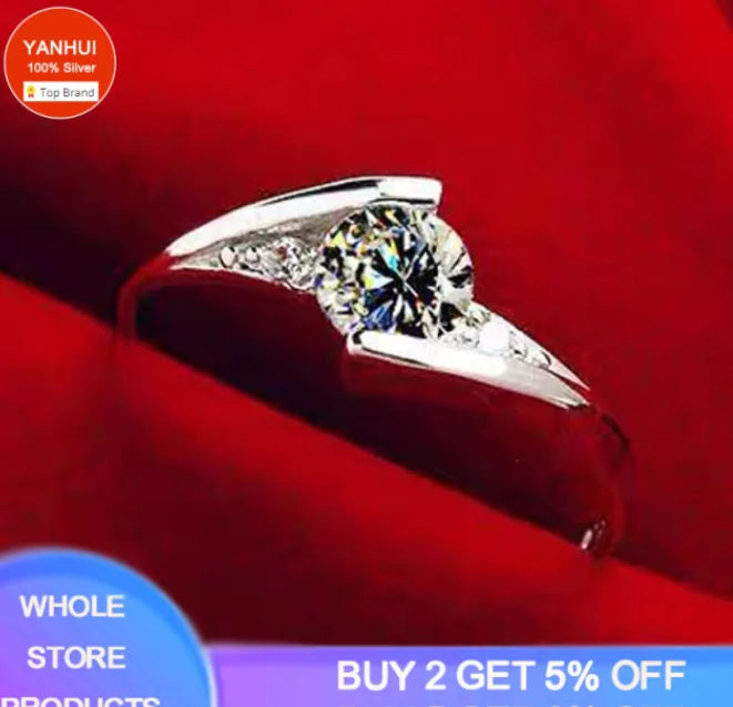 Dimor 18K White Gold Ring