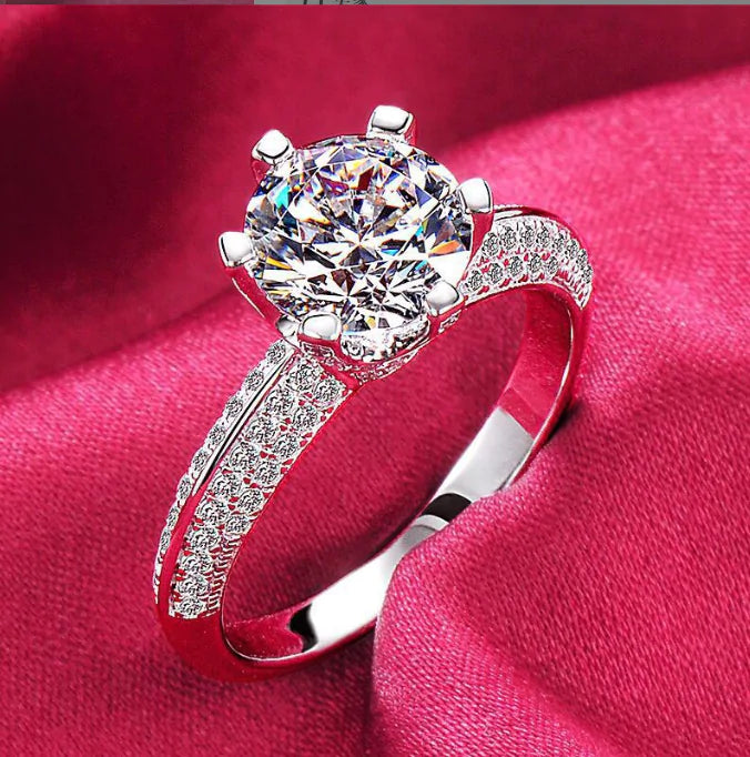 Dimor 18K White Gold Ring